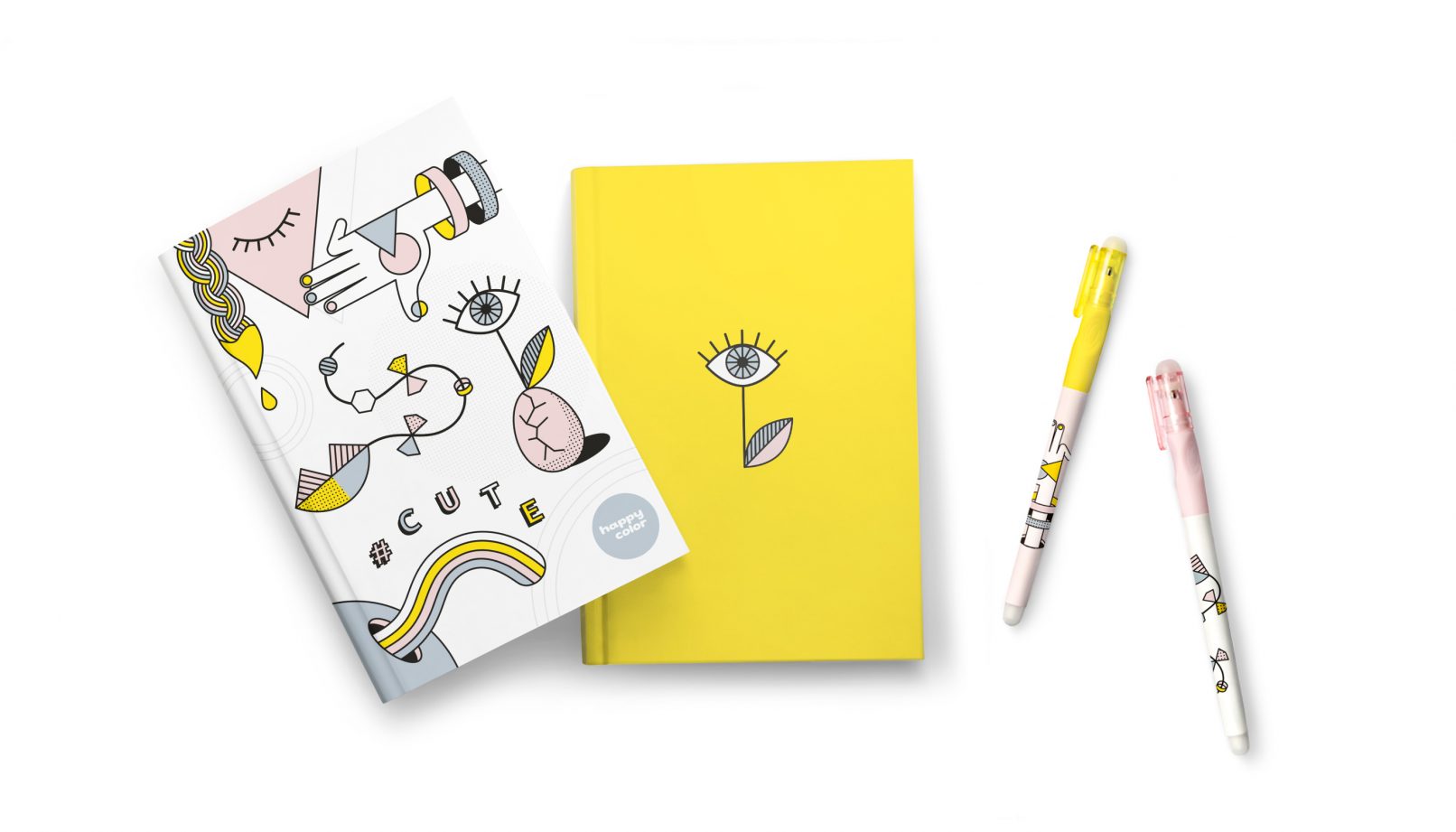 design of a teenage girl stationery collection