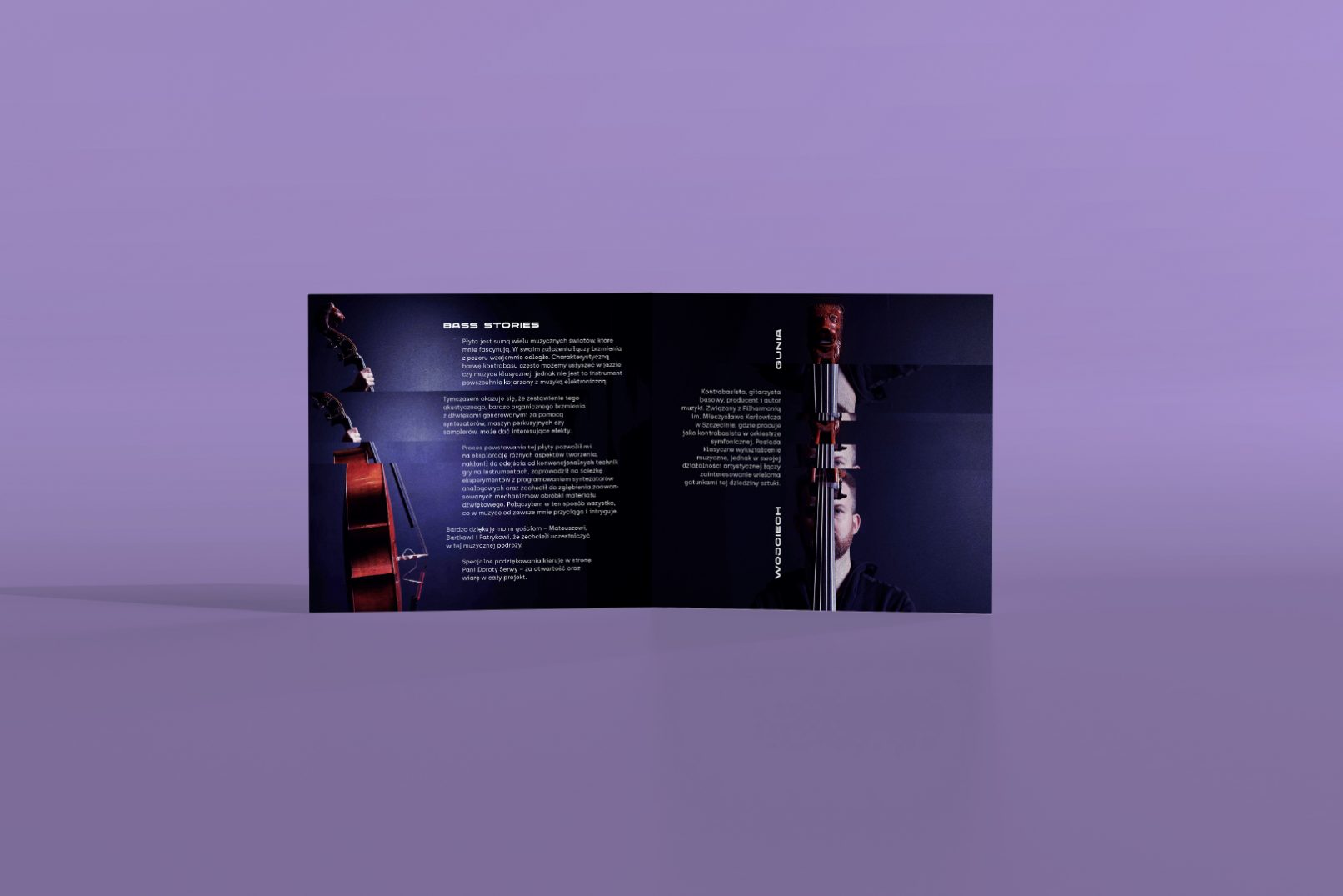 Bass Stories - album cover design