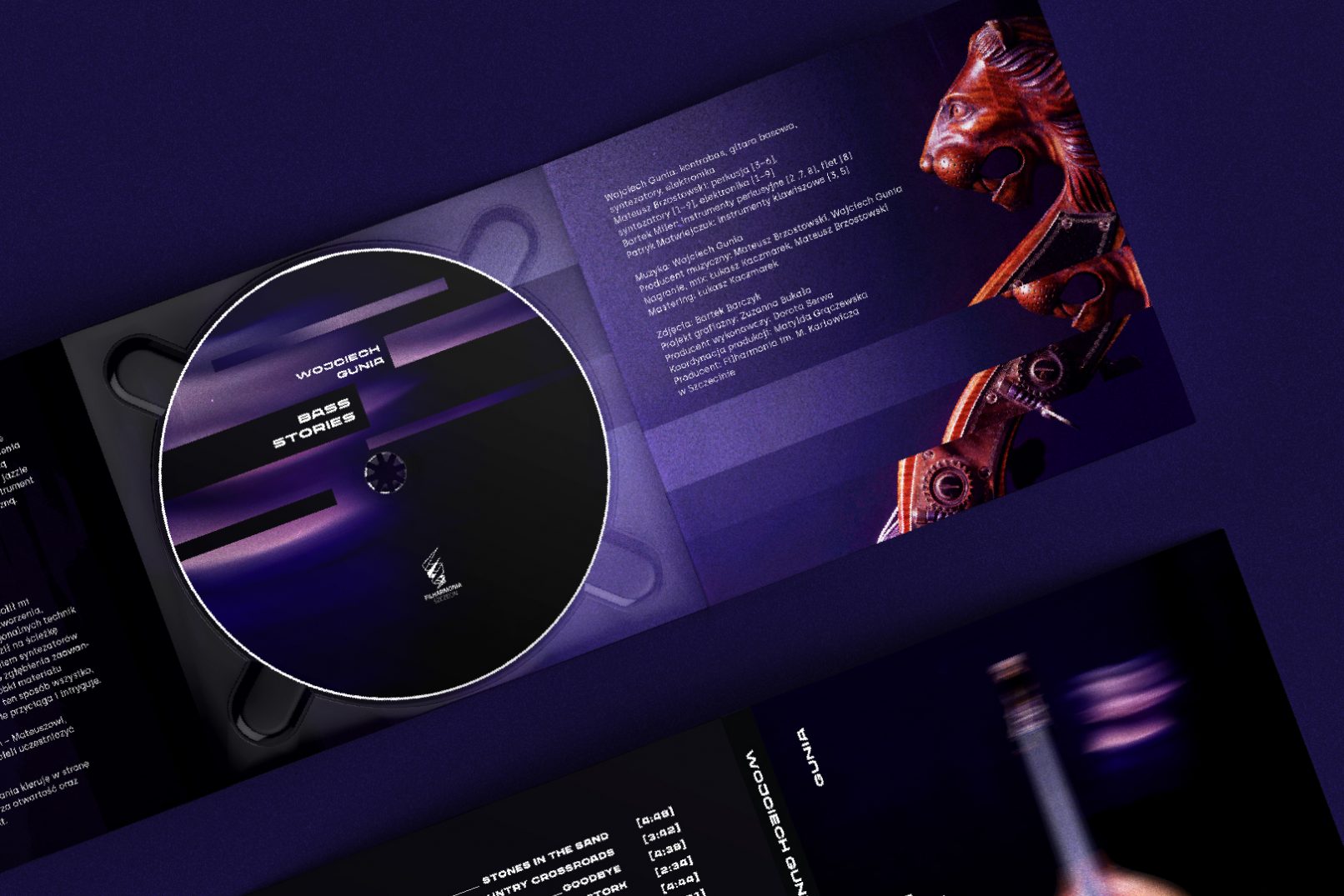 Bass Stories - album cover design