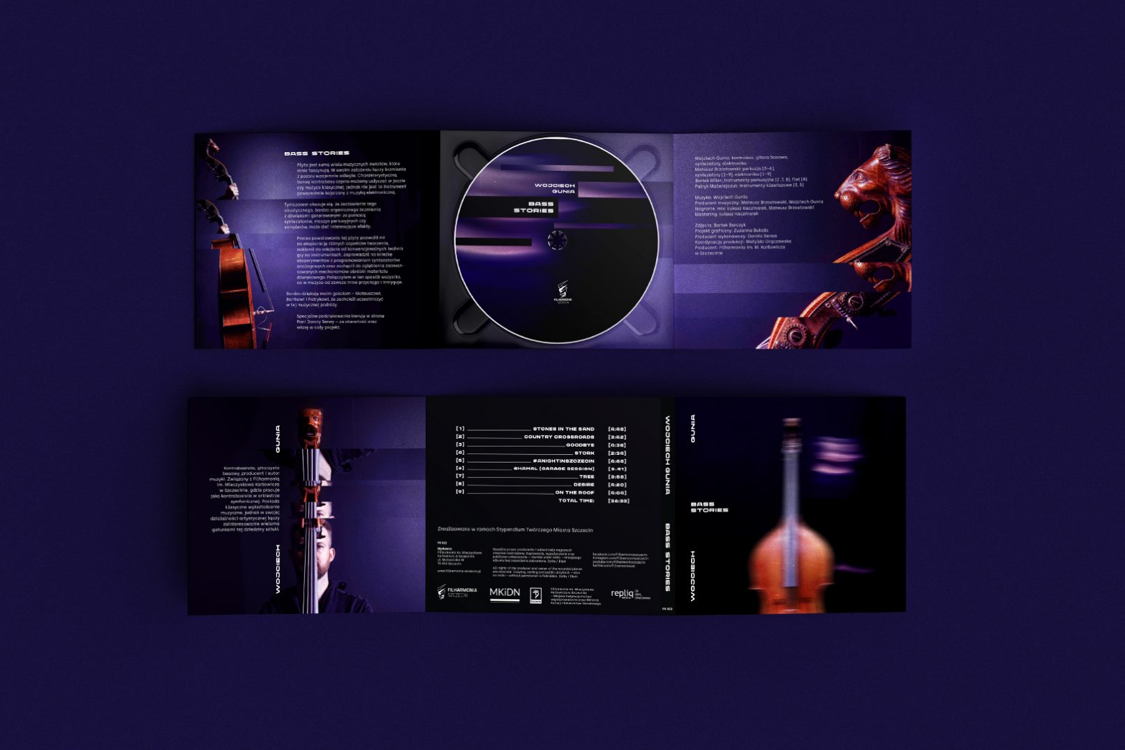 Bass Stories - album cover design