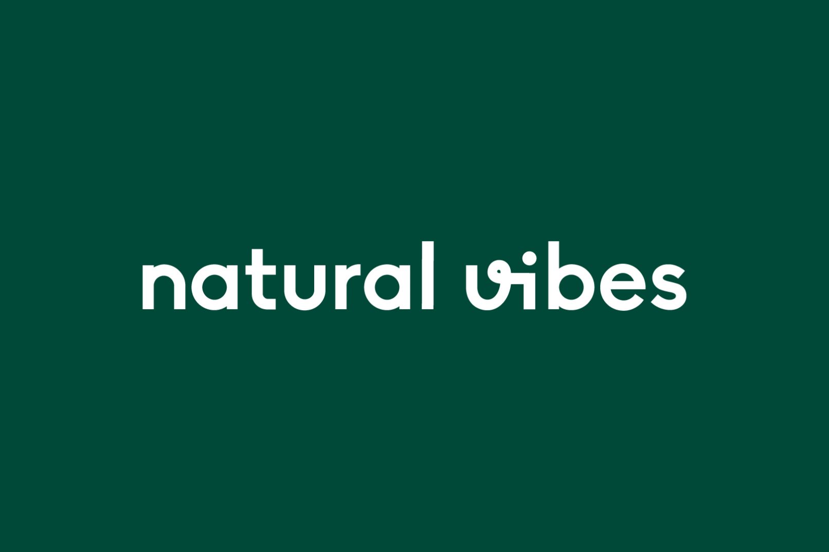 natural vibes logo primary version