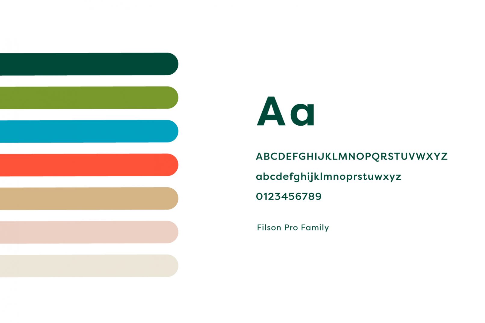 natural vibes color and typography