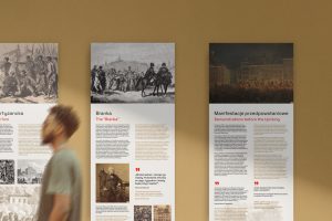 Polish History Museum - Faces of January Uprising - boards